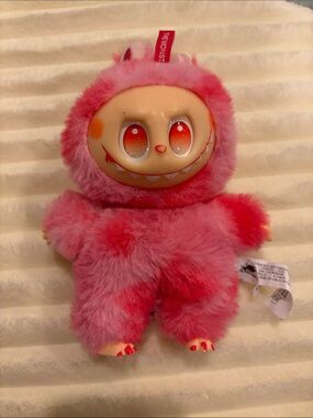 The Monsters Pink Fuzzy Monster Plush Toy - Cute Collectible Stuffed Animal